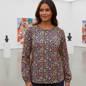 St. John's Bay Floral Skirt - Multicolor